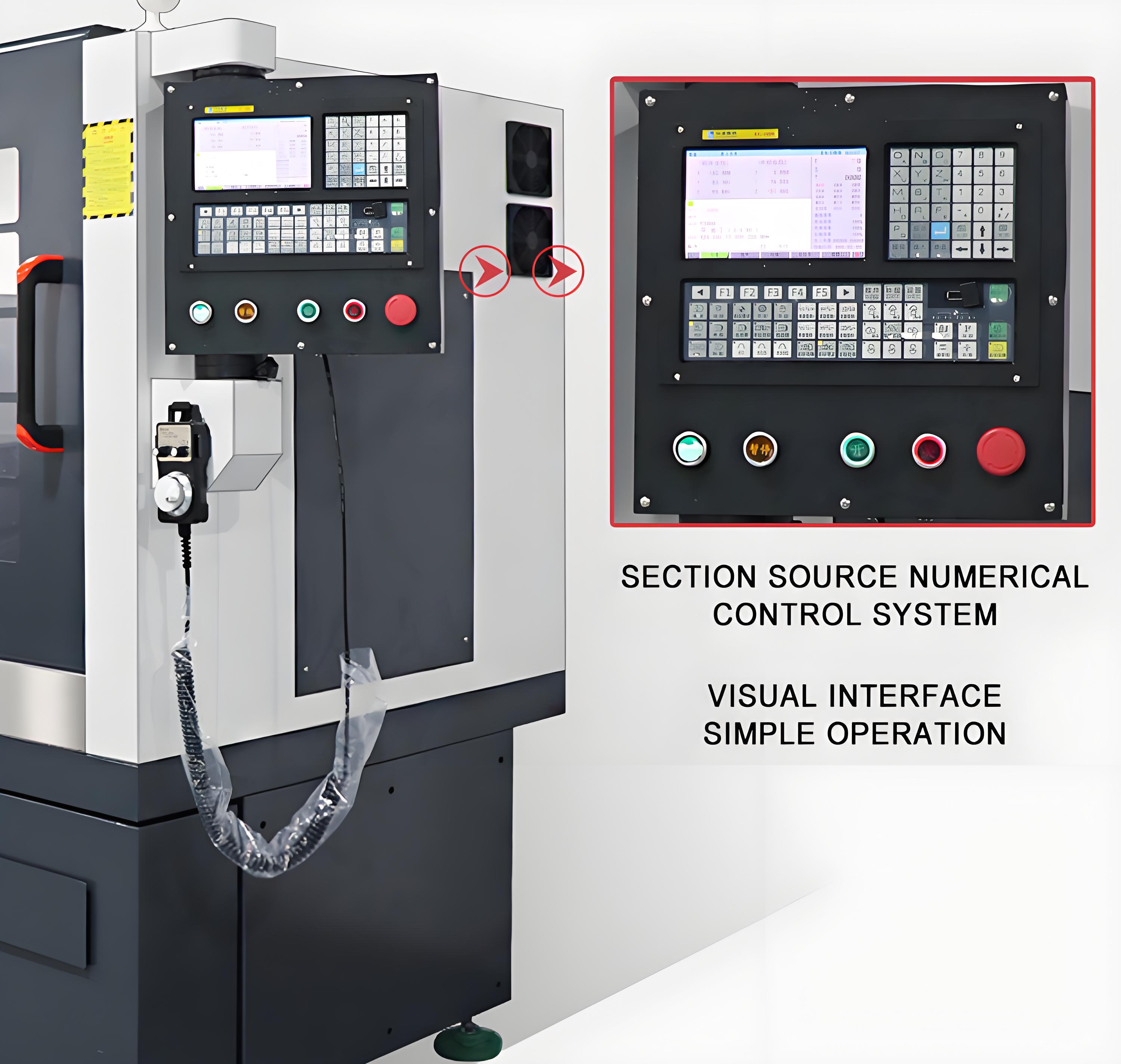 Section source numerical control system